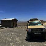 Auto am Checkpoint in Afrika