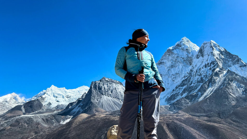 Vor der Motorradtour war ich zum Trekking in der Everest Region