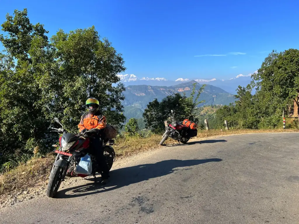 On the road in Nepal