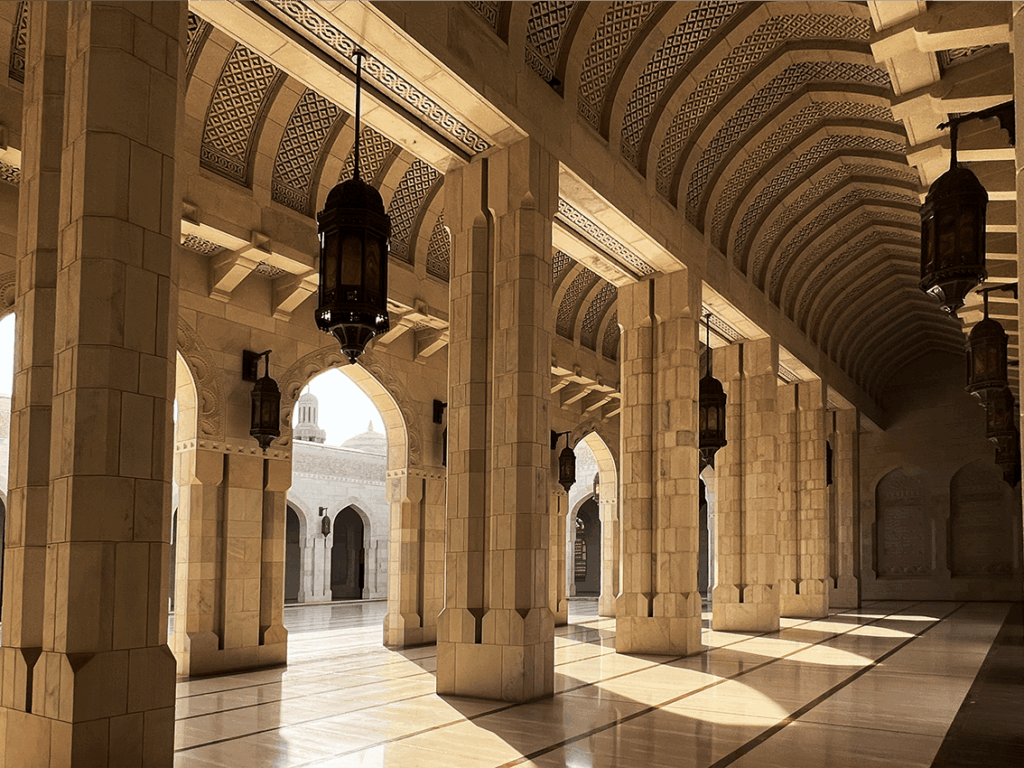 Säulen tragen nicht nur die Moschee im Oman, auch das Leben wird von 5 Säulen getragen