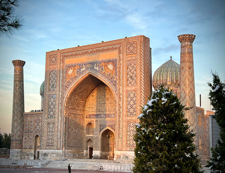 Beeindruckende Seidenstraßen-Romantik und Architektur in Samarkand, Usbekistan
